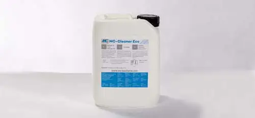 In addition to a very good cleaning performance, MC-Cleaner eco offers user-friendly application and an environmentally friendly eco-balance.  <br>&copy; MC-Bauchemie 2026