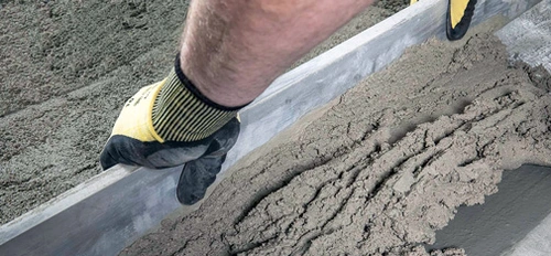 Powerscreed RS, the new rapid screed from  MC-Bauchemie, combines a long processing time of two to three hours with very rapid strength development.  <br>&copy; MC-Bauchemie 2026