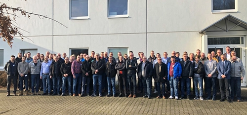Third Ombran Conference: Photo shows the partici-pants gathered in front of MC’s training centre in Bottrop. <br>&copy; MC-Bauchemie 2026