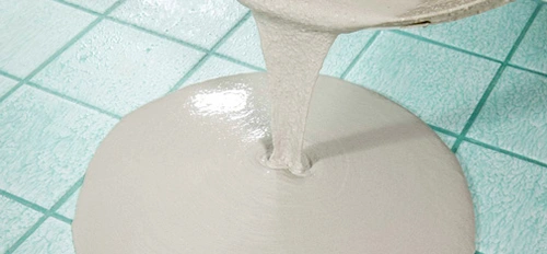 The new viscous primer MC-Estribond NA is used on non-absorbent and very smooth substrates and even provides a reliable bond on tiles for subsequent trades. <br>&copy; MC-Bauchemie 2026