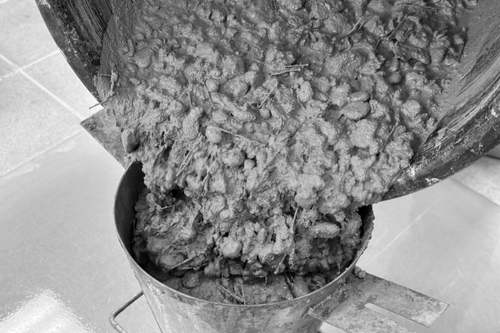 In fibre-reinforced concrete production, getting the concrete design right is critical to ensuring the homogeneous distribution of the fibres.  <br>&copy; MC-Bauchemie 2026