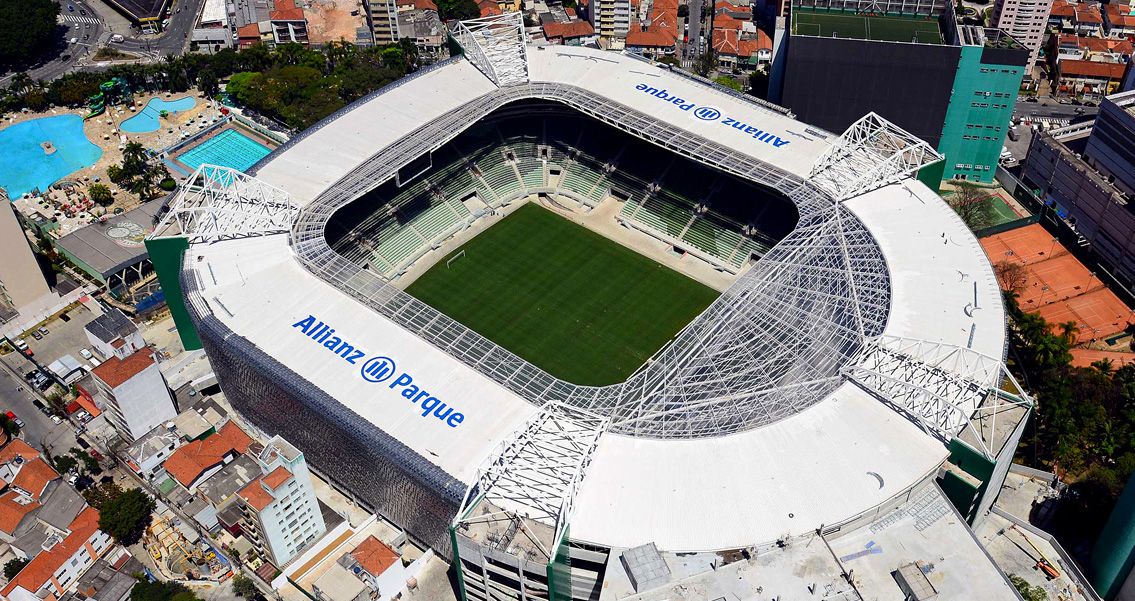 Winning performance in the Palmeiras stadium 